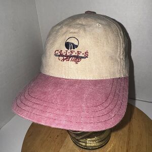 Vintage Cliffs Valley Golf Hat Town Talk USA Strapback SC Resort Cap 90s